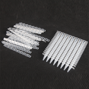 8联管、0.1ml、含平盖、超透明、非灭菌，适用于QPCR - Axygen