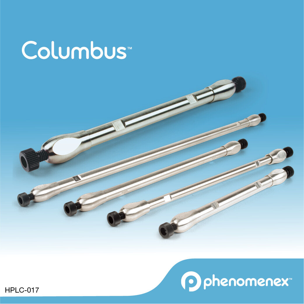飞诺美 Columbus 5 µm C18 110 Å 150 x 4.6 mm 液相柱 - 艾杰尔飞诺美