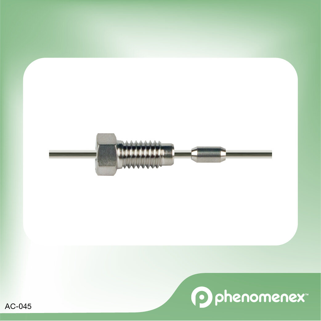 飞诺美-SP Nut and Ferrule Set, Ultra-High Pressure, S.S. for 1/16in OD Tubing, 10-32 Threads, 28, 000ps… - 艾杰尔飞诺美