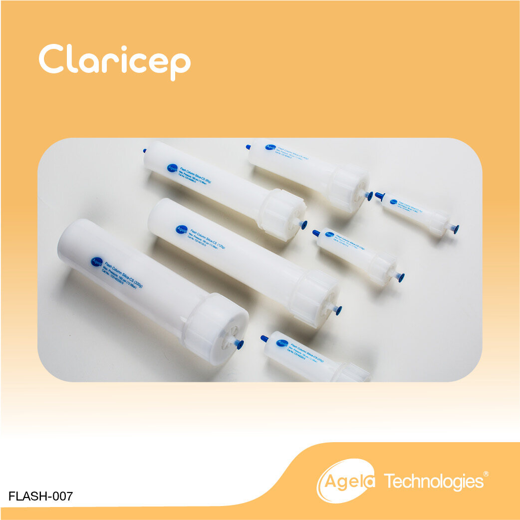 艾杰尔 Claricep Screw-on Flash Silica column Spherical; 20-35μm; 60A; 40g; C-Series; 10/pk - 艾杰尔飞诺美