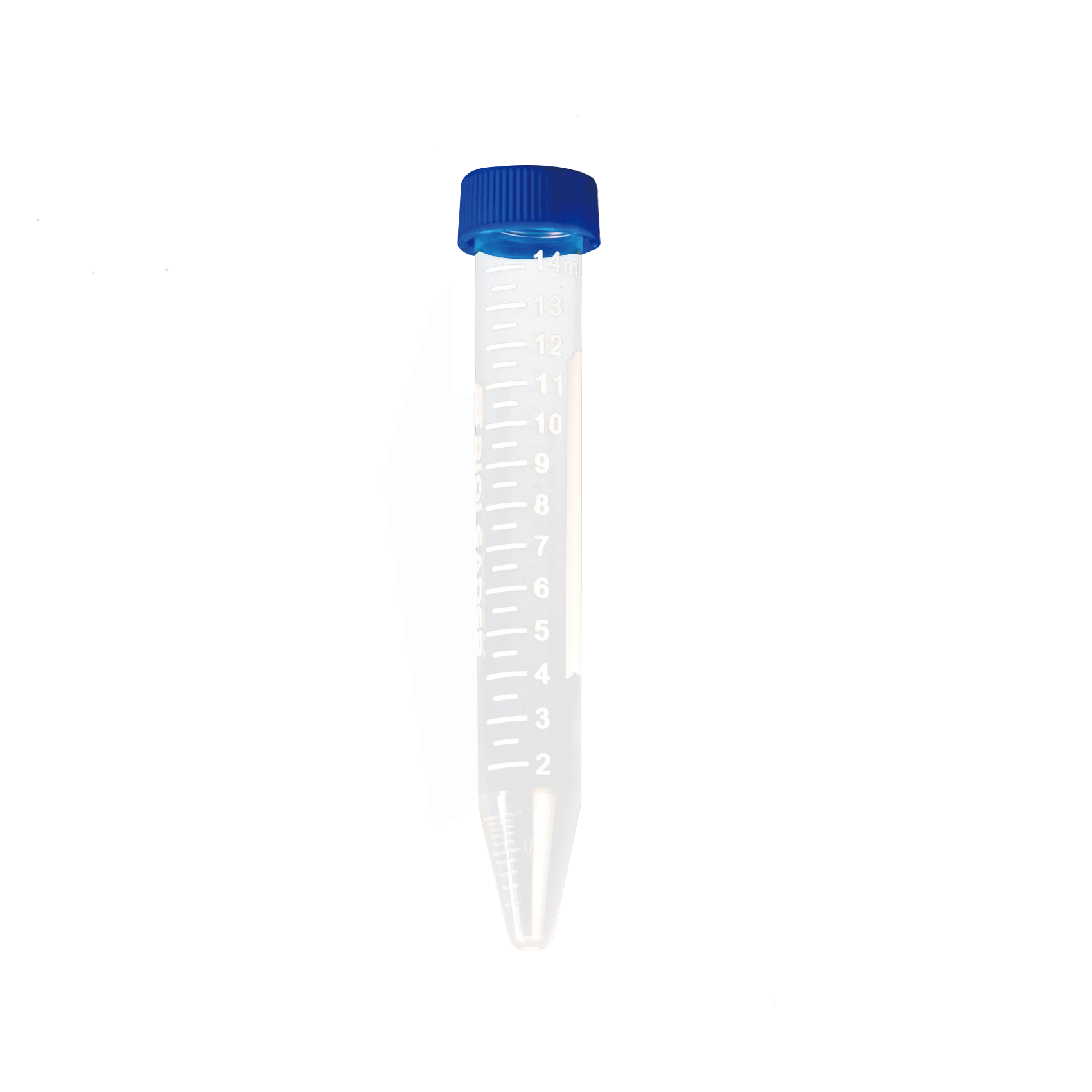 15mL 透明离心管，平盖，锥形底，RCF12000xg，灭菌，袋装 - 百赛利德