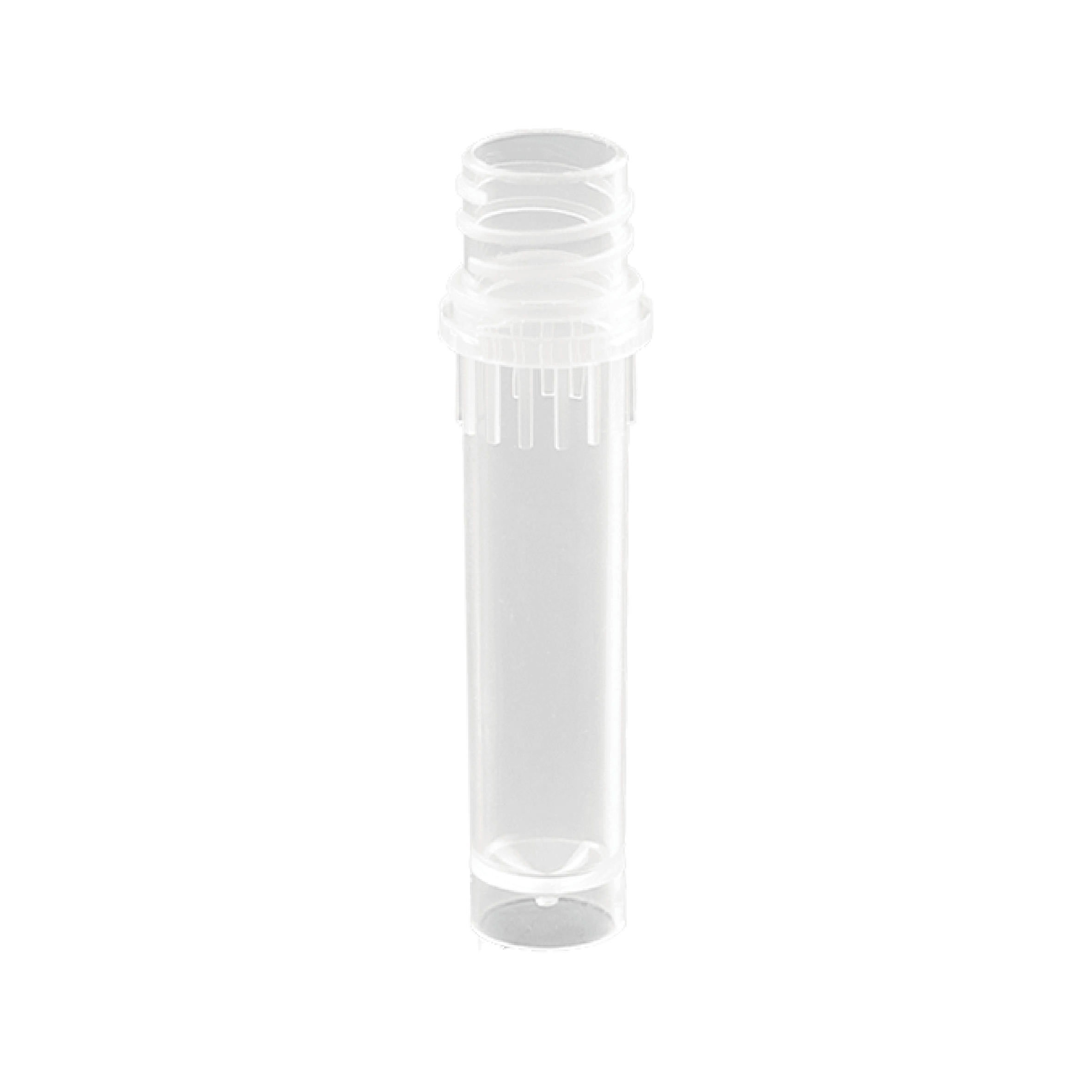 2.0ml 高位螺帽管体，无盖，无色，可立，灭菌 - 百赛利德