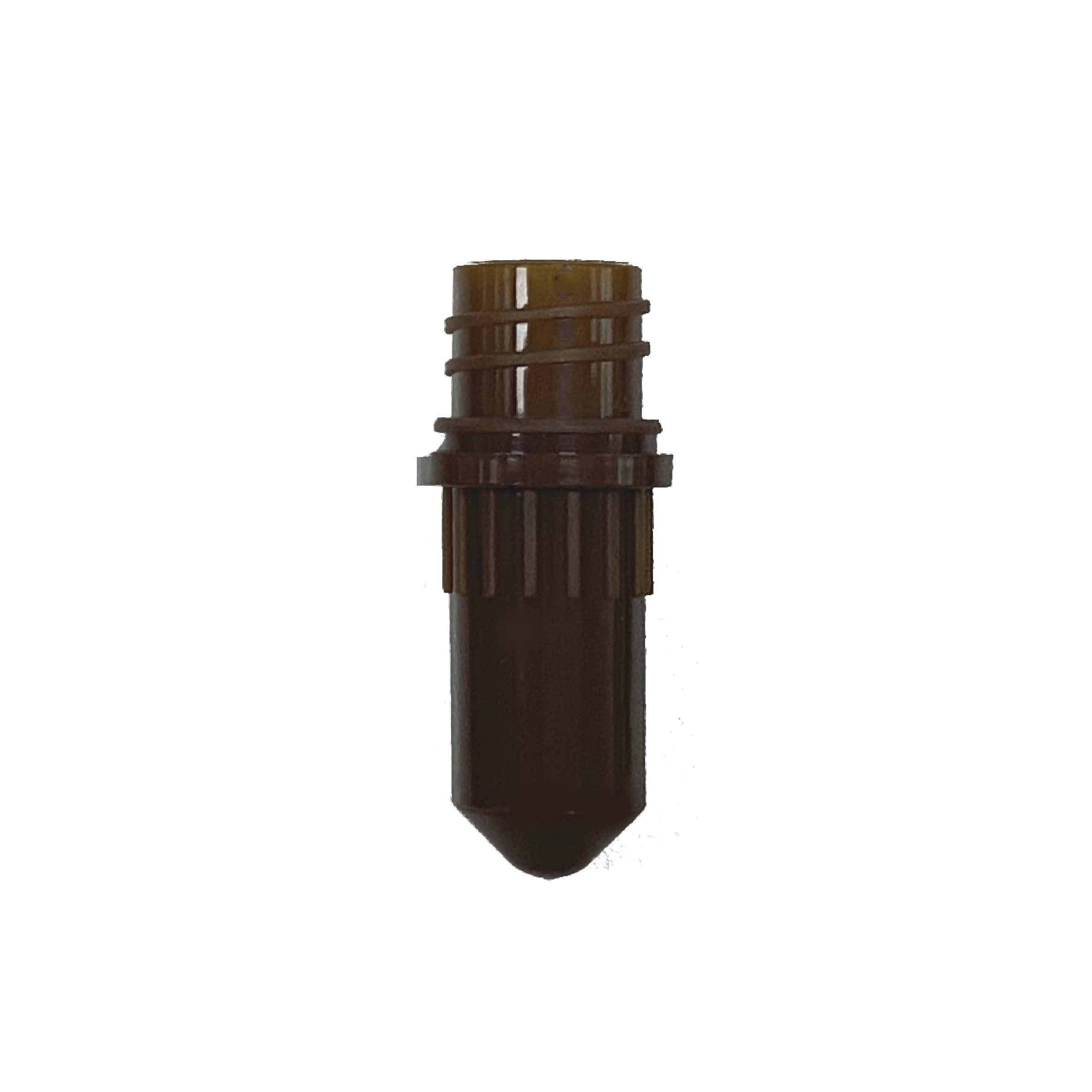 0.5ml 高位螺帽管体，无盖，棕色，不可立，灭菌 - 百赛利德