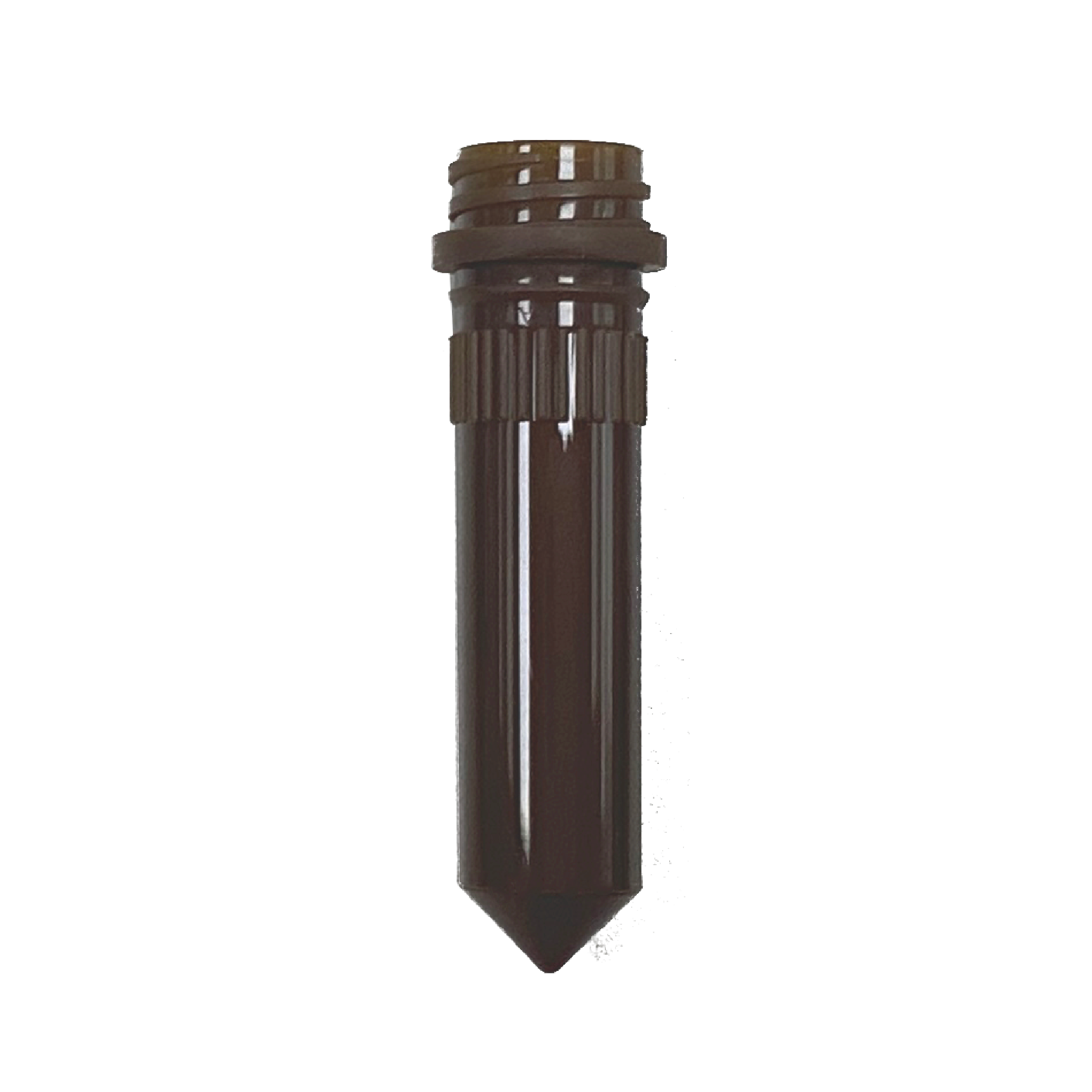 2.0ml 低位螺帽管体，无盖，棕色，不可立，灭菌 - 百赛利德