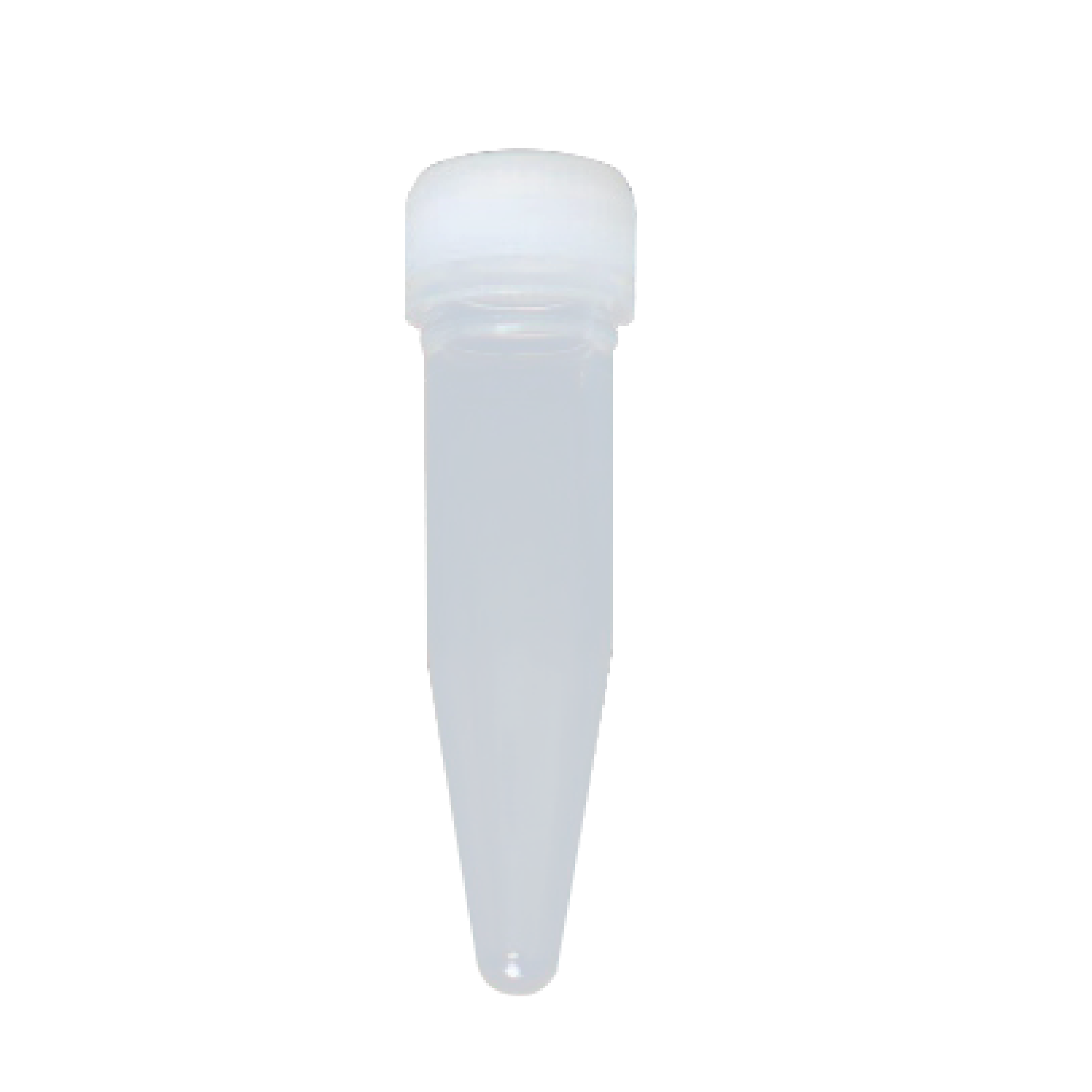 1.5mL 透明螺口储存管,白色盖,不可立,无O型圈,灭菌