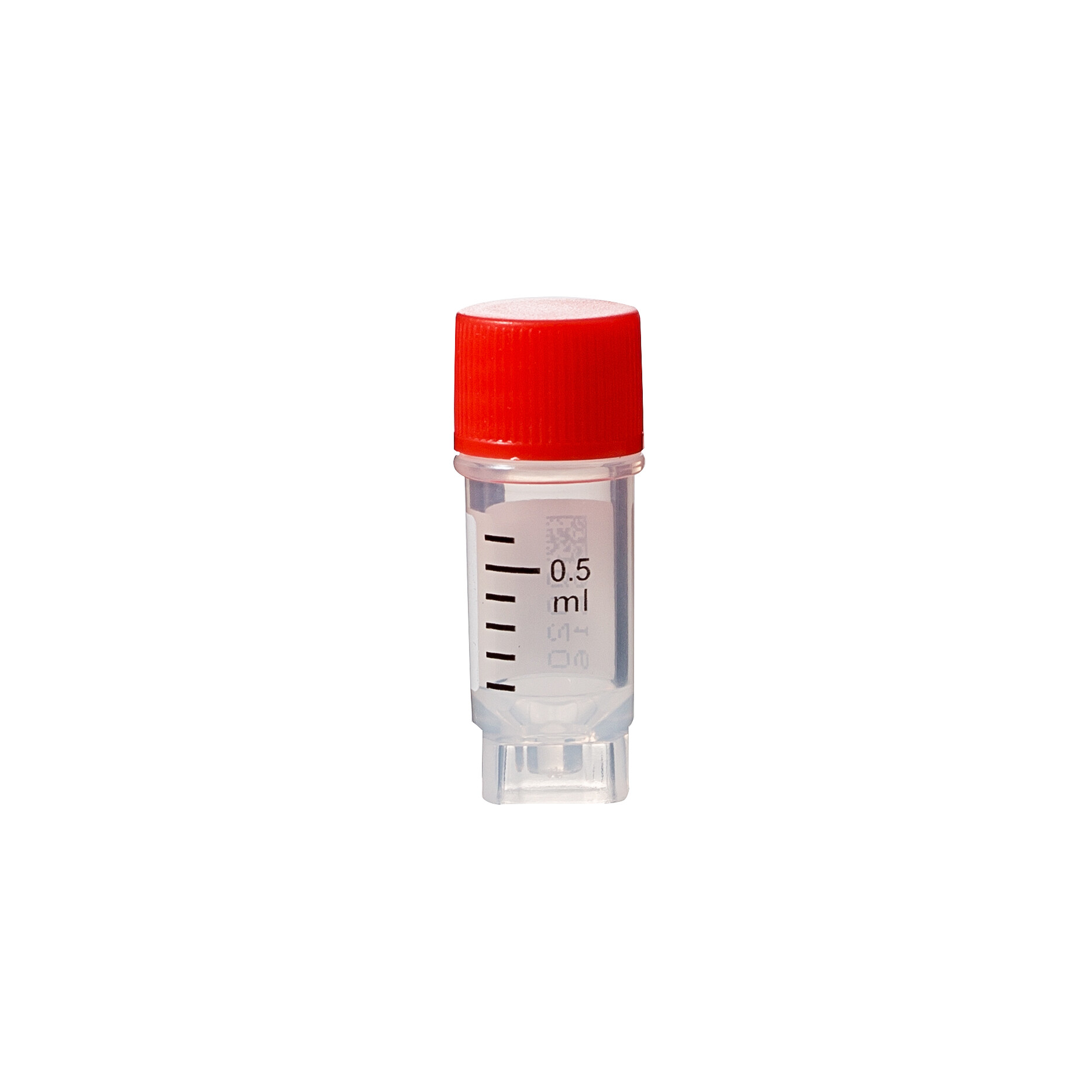 0.5mL 外旋冻存管,红色平盖,灭菌,袋装