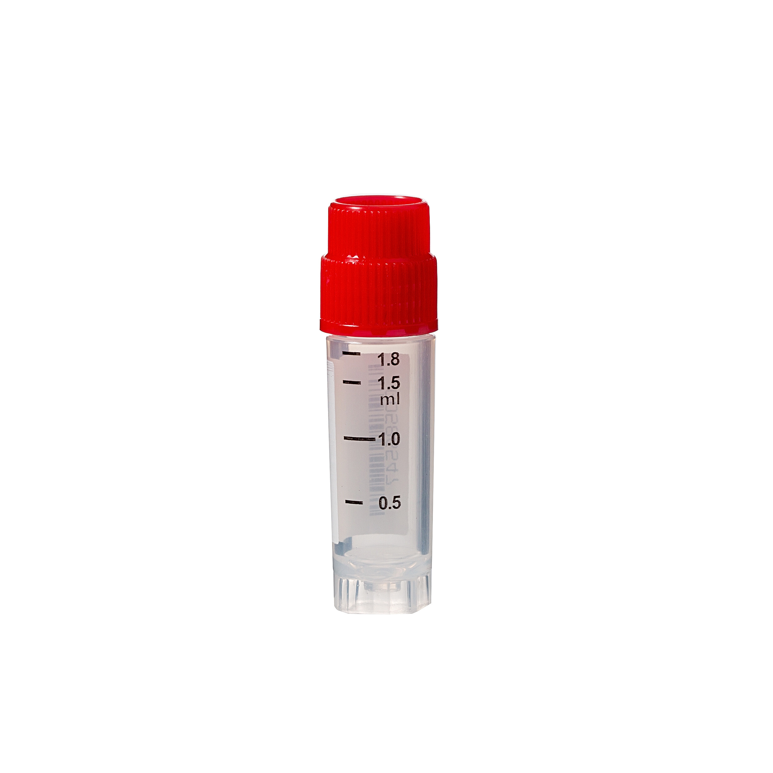 2.0mL 外旋冻存管,红色凹盖,灭菌,袋装