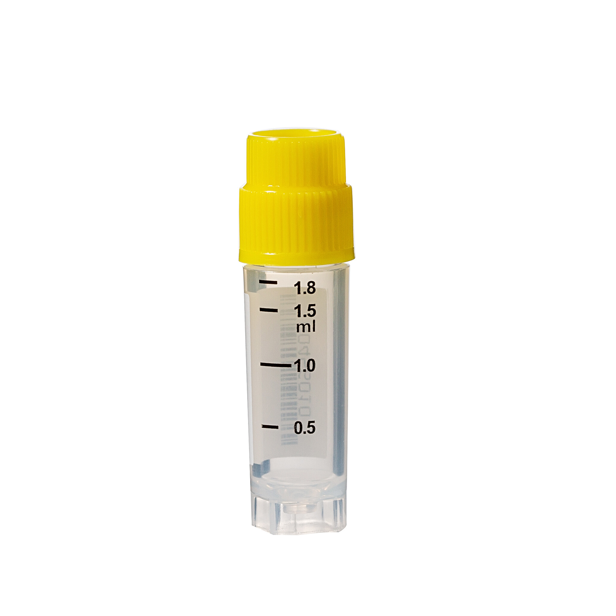 2.0mL 外旋冻存管,黄色凹盖,灭菌,袋装