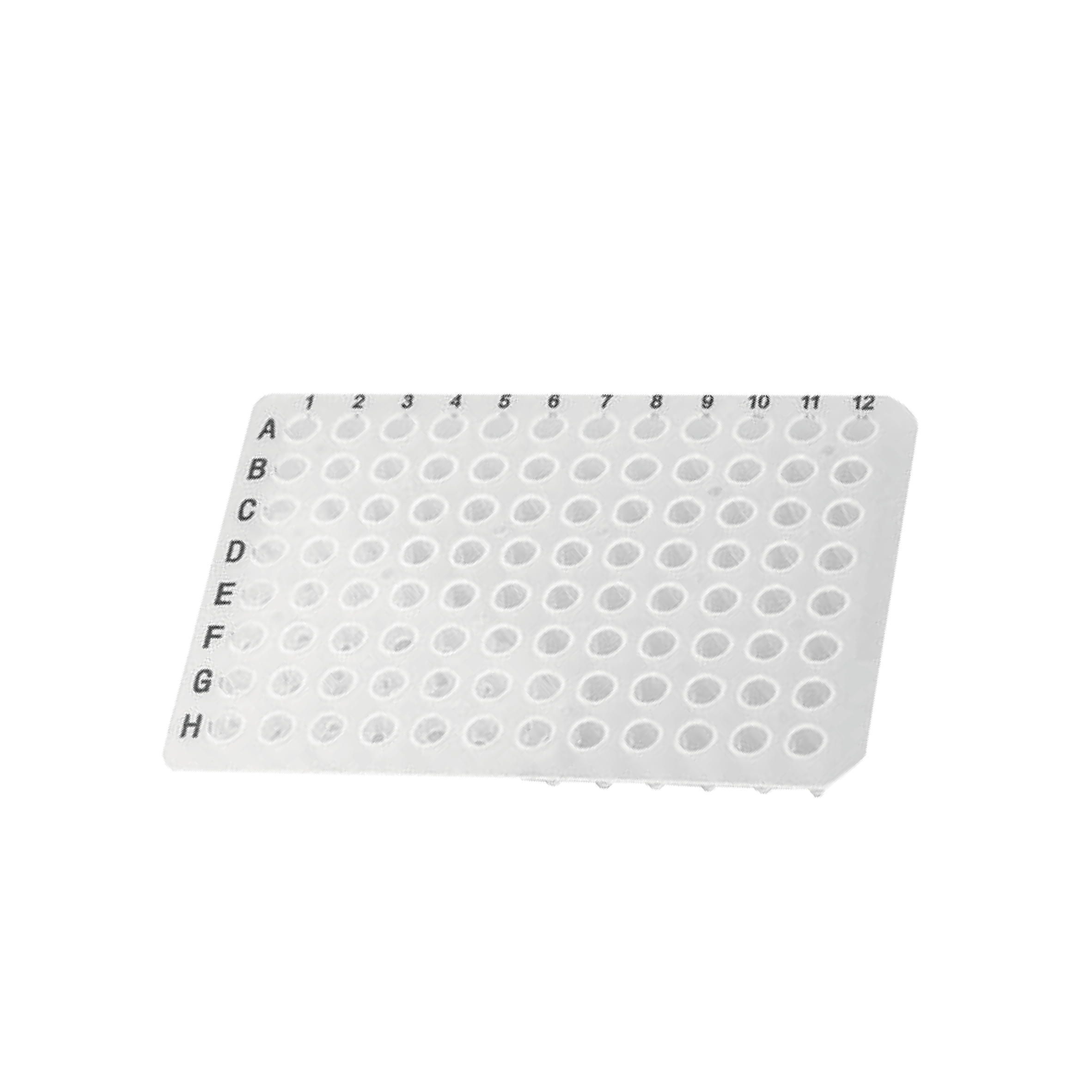 0.1mL 透明96孔PCR板,无裙边