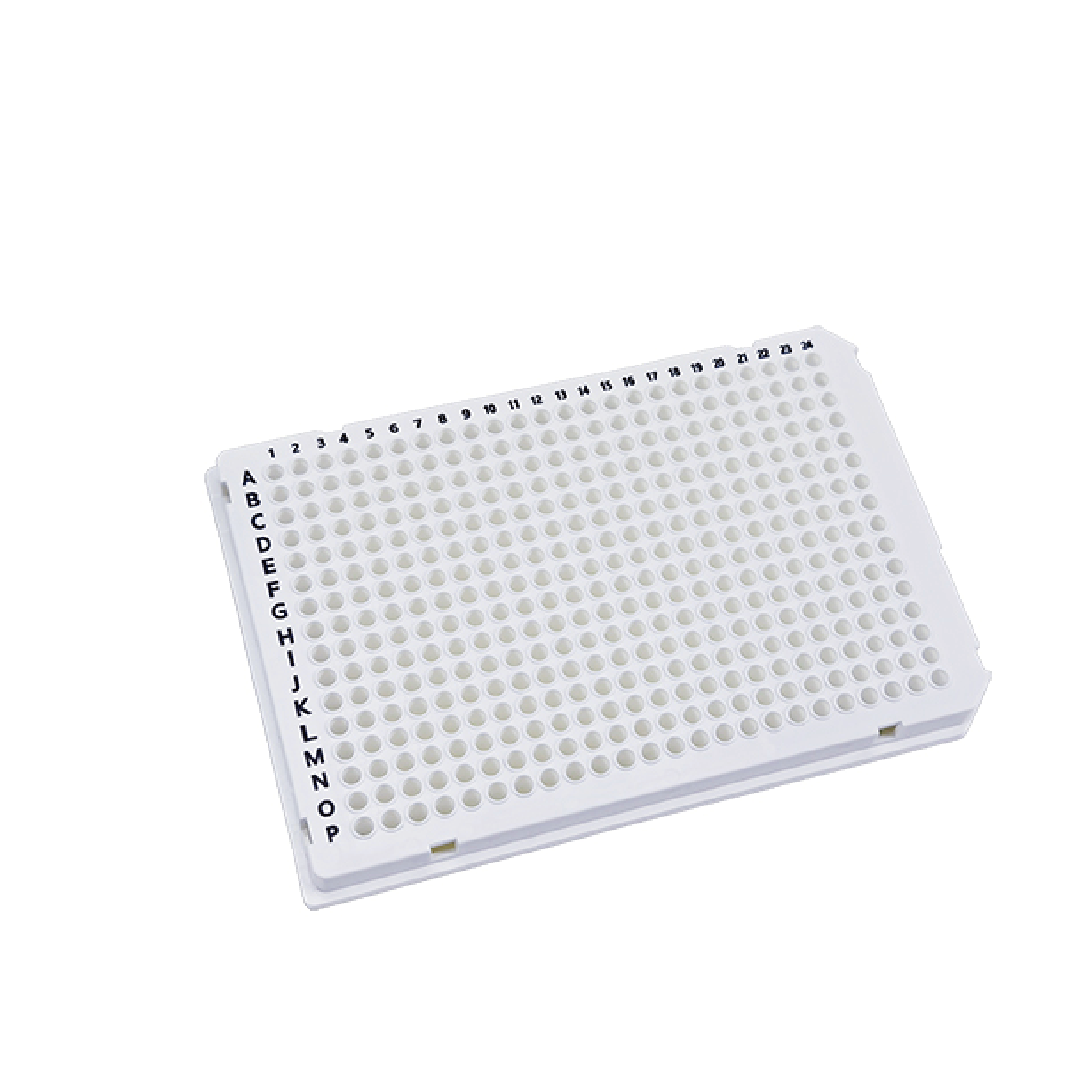 40μL 白色384孔PCR板,全裙边,白色框