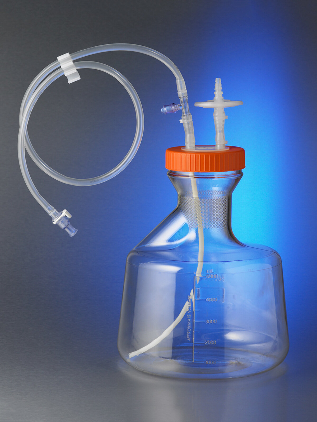 锥形瓶预组装封闭系统（5L、浸液管、0.2um滤器、MLL/FLL） - Corning