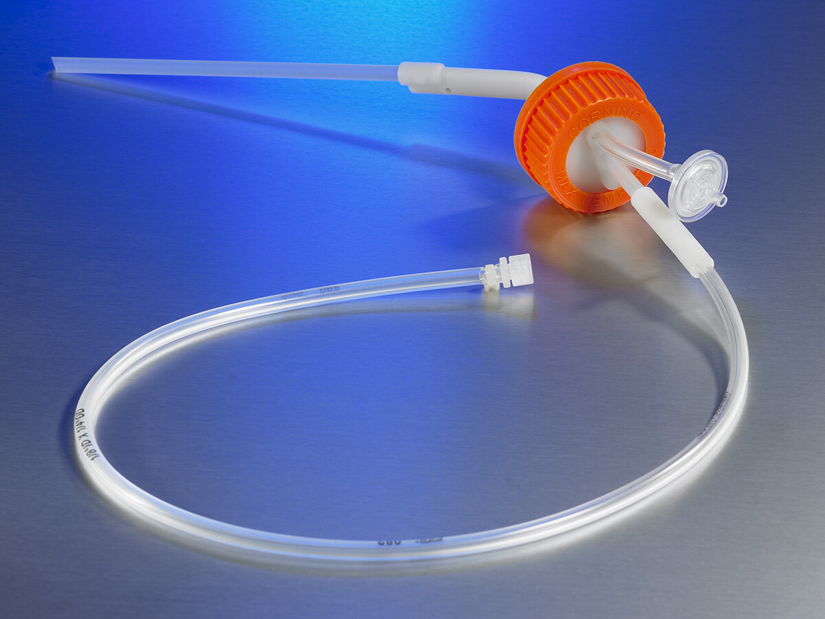 无菌转移盖（适用于500ml一次性转瓶、MLL接头、0.2um滤器、透气） - Corning