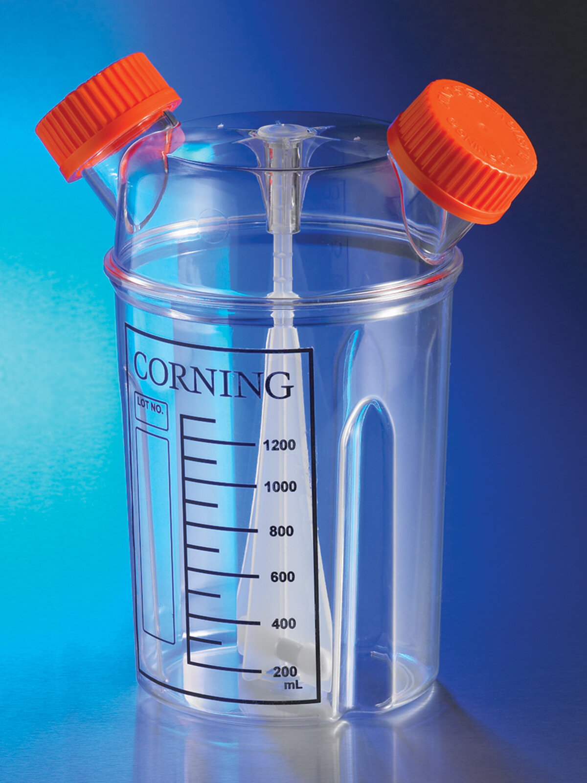 一次性转瓶（1L、PS材质、透气盖、无菌） - Corning