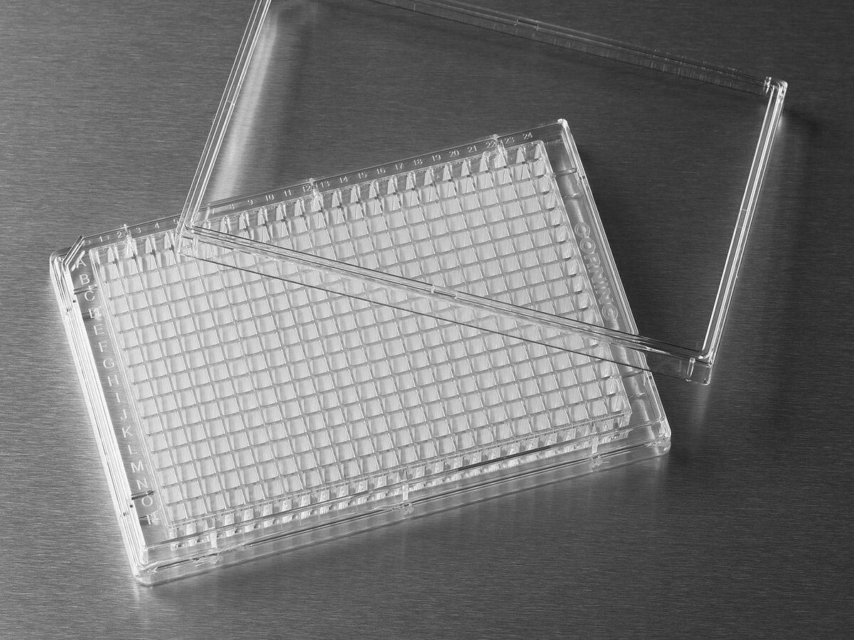 酶标板（384孔、全透明、高结合力表面、方孔平底、不带盖、非灭菌） - Corning