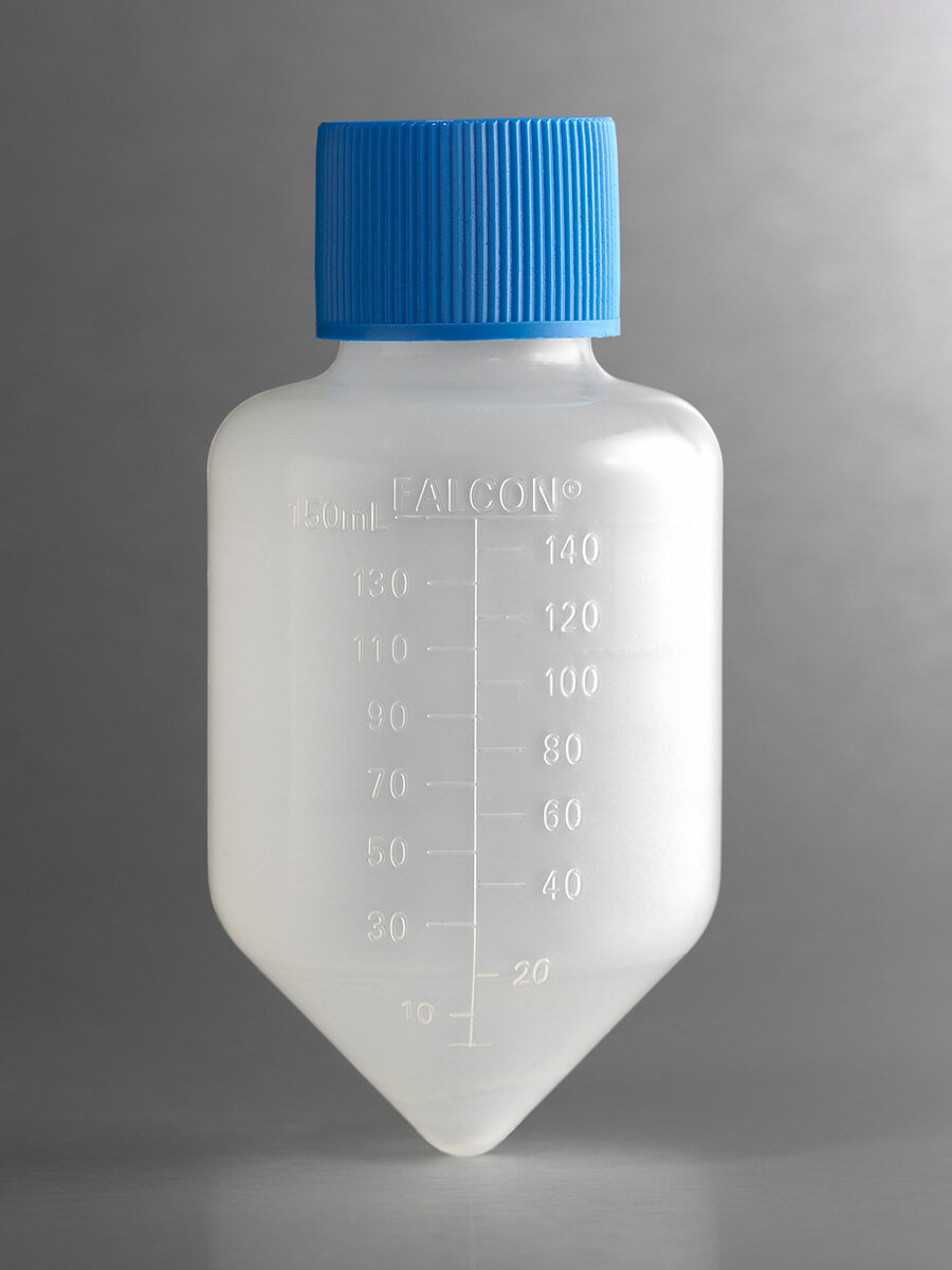 聚丙烯175ml锥形离心管(RCF:7500),61mm×118mm, 8只/包,6包/箱 - Falcon