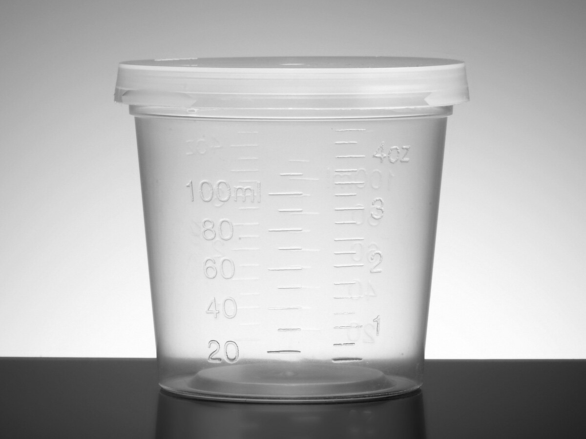 110ml样品容器 灭菌 带盖，独立包装 - Falcon