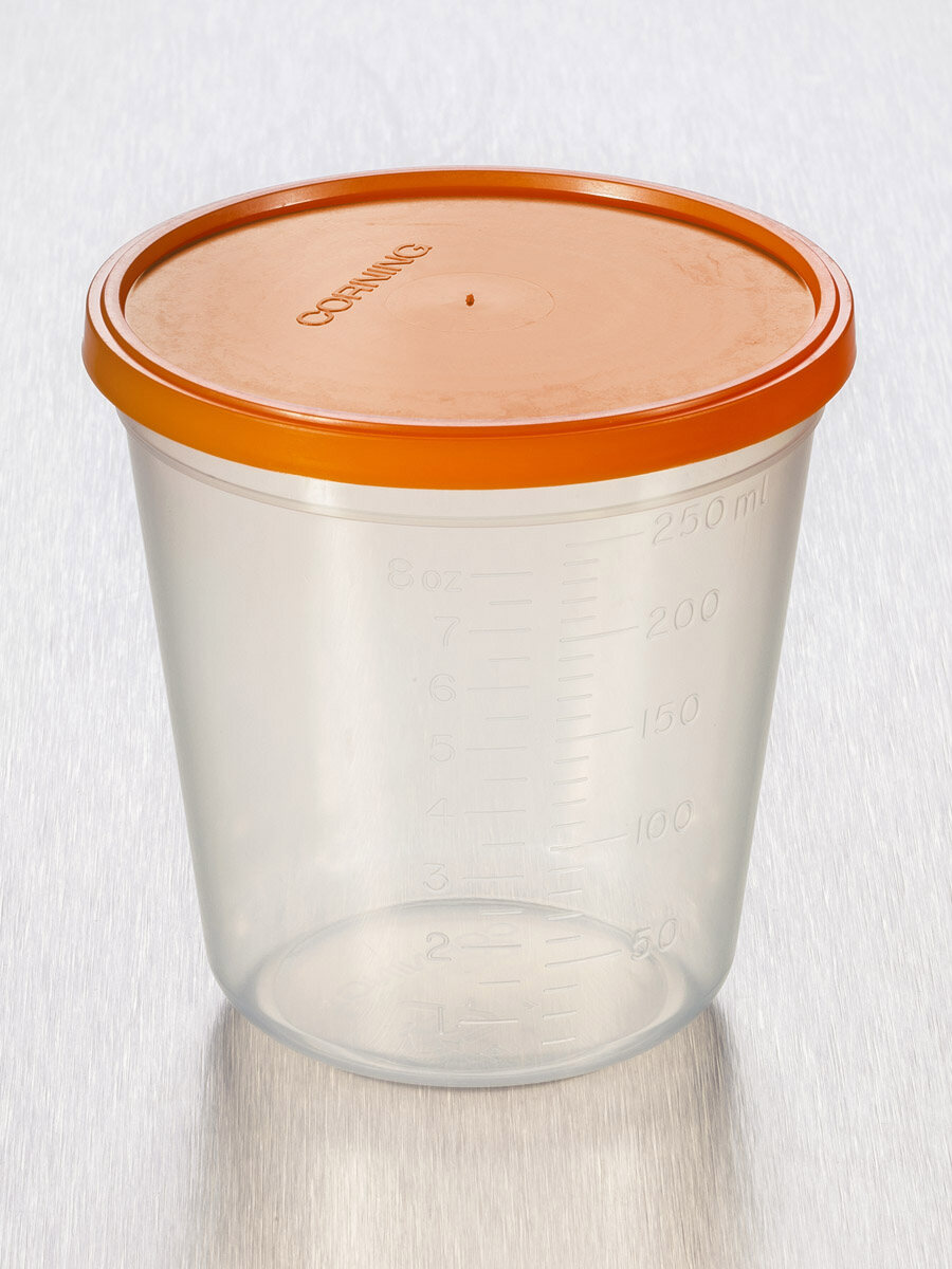 样品容器（250ml、无菌带盖、独立包装、PP材质） - Corning