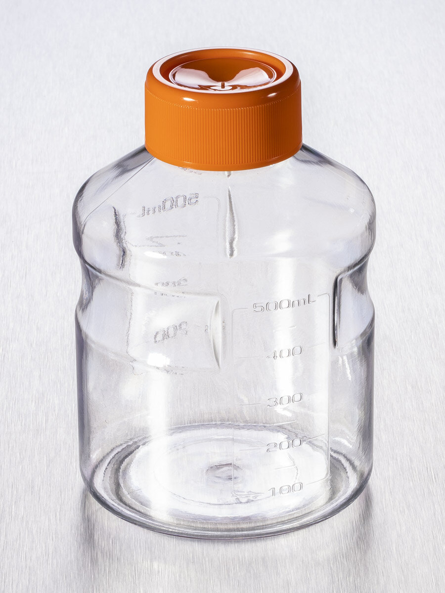 储液瓶（500ml、易握式、PS材质、瓶颈45mm、无菌） - Corning