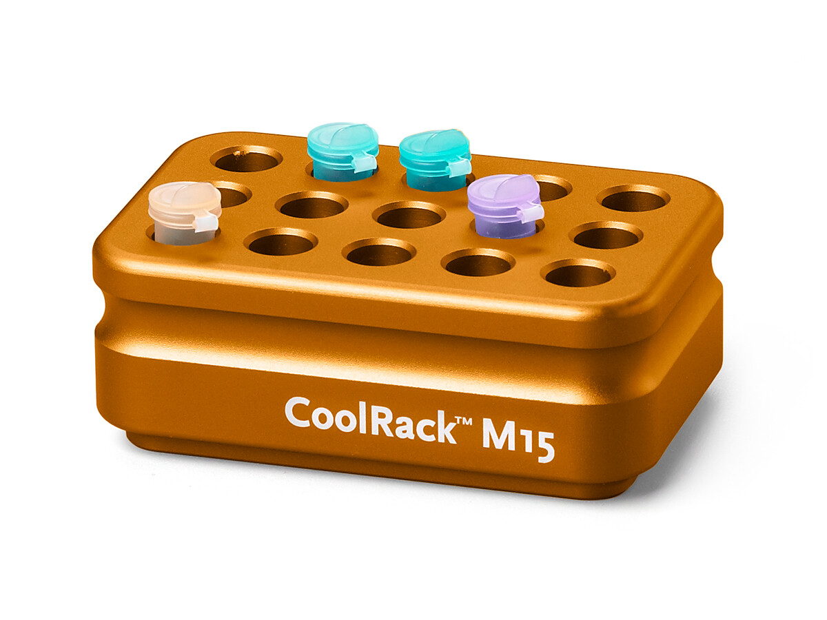 热传导模块（M15，橙色，可放15个1.5或2.0ml微量离心管） - CoolCell