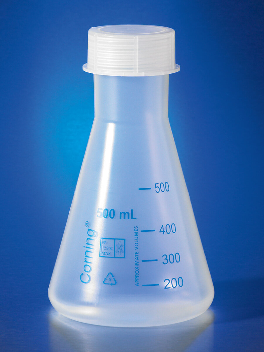 锥形瓶，PMP材质，50mL - Glass