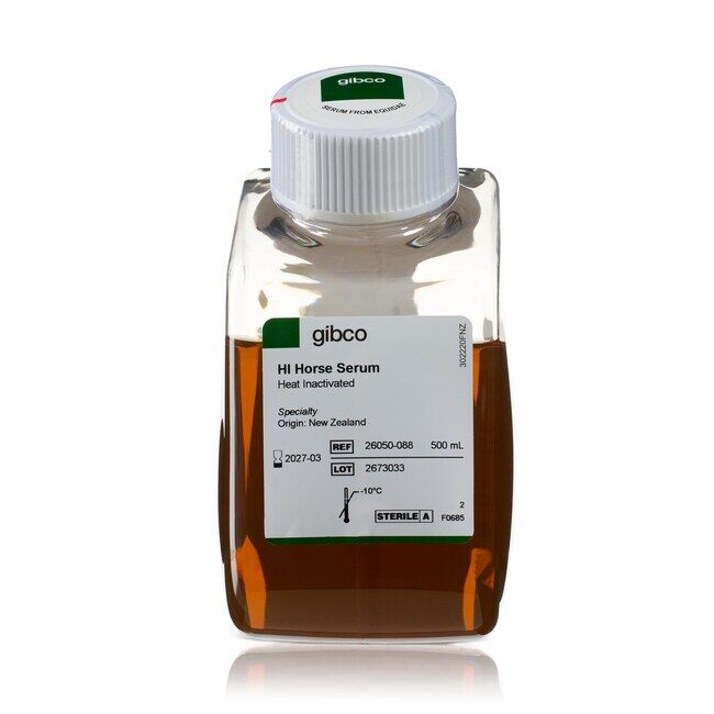 HORSE SERUM HEAT INACTIVATED 500ML - ThermoFisher