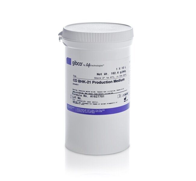 CD BHK-21 PRODUCTION MEDIUM 1 x 10L (177.1g/10L) - ThermoFisher
