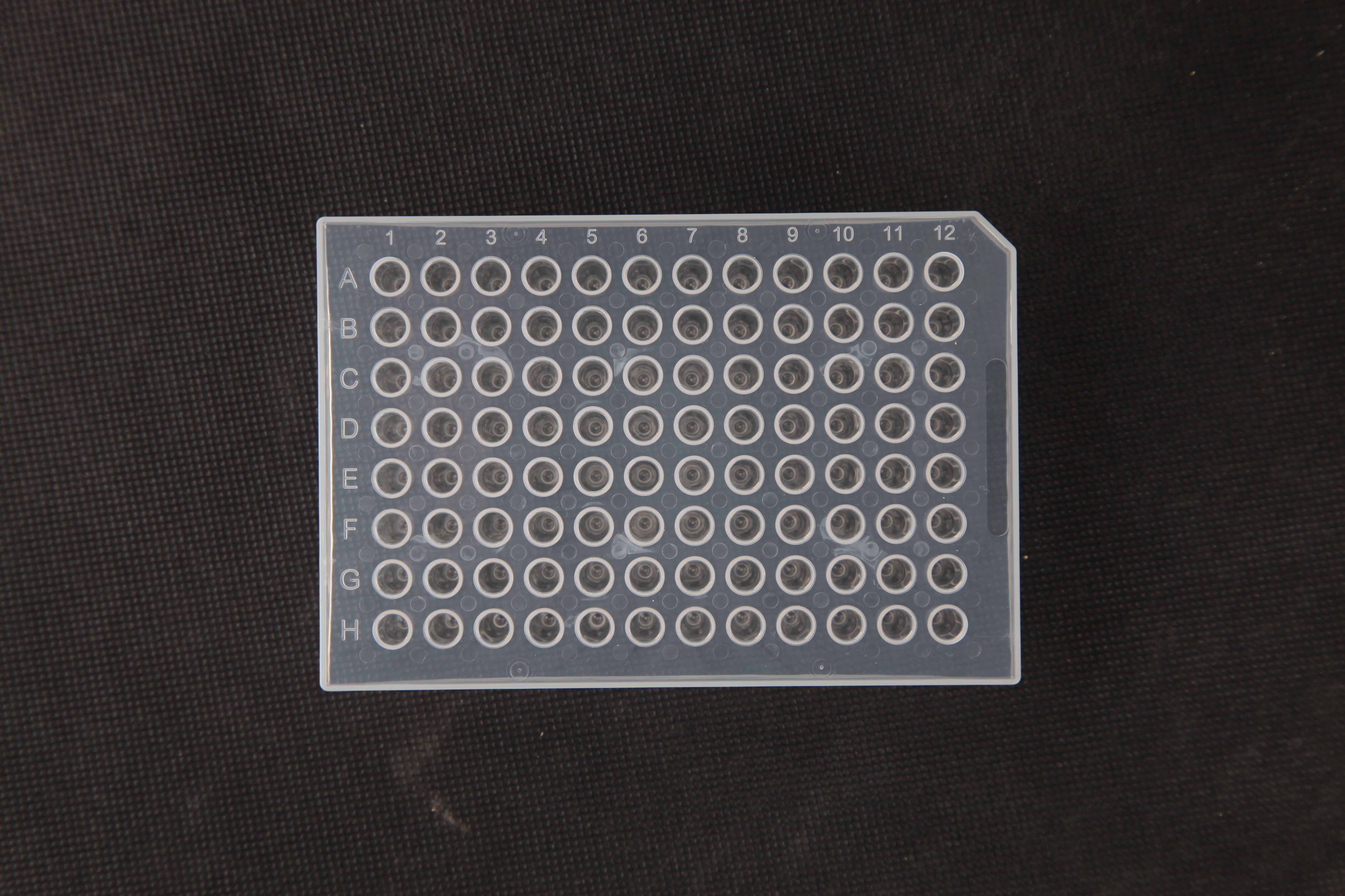 PCR板（96孔、0.2ml、透明、半裙边、非灭菌、A12处有切口） - Axygen