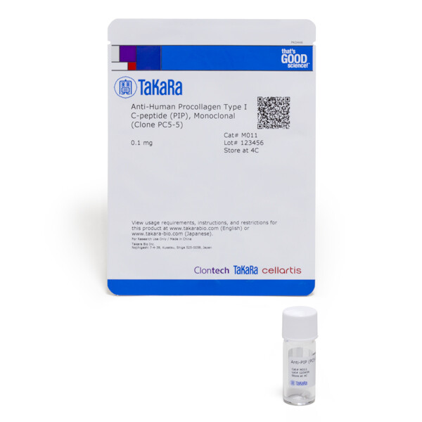 单克隆抗体Anti-Human Procollagen Type I C-peptide (PIP), Monoclonal (Clone PC5-5) - Takara