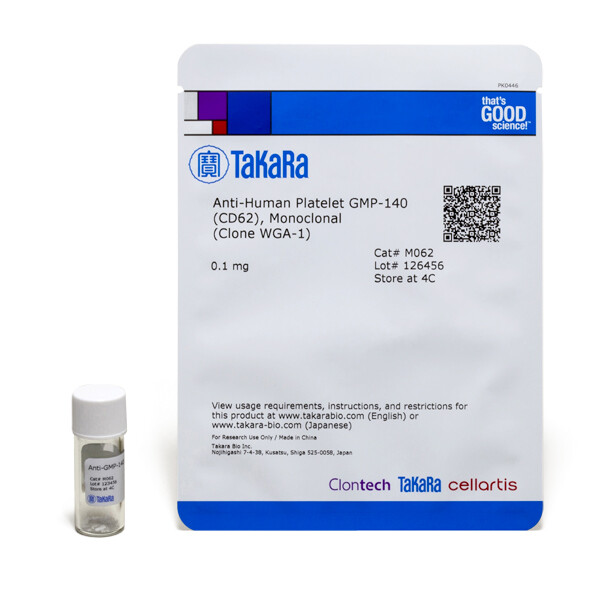单克隆抗体Anti-Human Platelet GMP-140 (CD62), Monoclonal (Clone WGA-1) - Takara