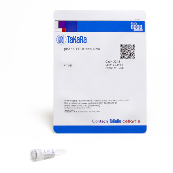 哺乳动物细胞表达载体pBApo-EF1α Neo DNA - Takara