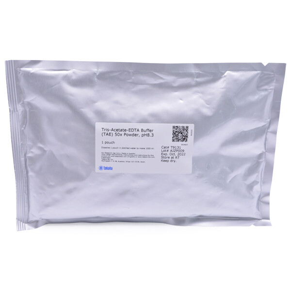 Tris-Acetate-EDTA Buffer (TAE) 50 × Powder, pH8.3干粉试剂 - Takara