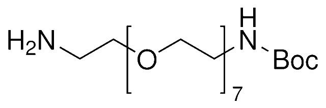 O-(2-氨基乙基)-O′-[2-(叔丁氧羰基-氨基)乙基]六聚乙二醇，聚乙二醇（PEG）衍生物 - 阿拉丁