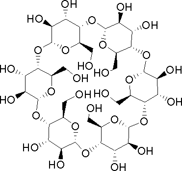 α-环糊精，由六个α-1,4-连接的D-吡喃葡萄糖基单元组成的非还原性环状糖 - 阿拉丁