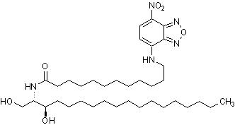 N-十二烷酰基-NBD-D-赤-二氢鞘氨醇，荧光C12：0-二氢鞘氨醇类似物 - 阿拉丁