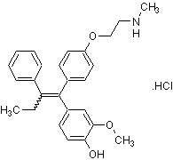 N-脱甲基-3-甲氧基-4-羟基他莫昔芬盐酸盐（Z，他莫昔芬的代谢产物 - 阿拉丁