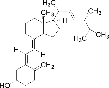 维生素D2，VDR受体激活剂活性胆钙化固醇代谢物 - 阿拉丁