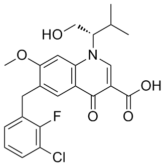 Elvitegravir(GS-9137,JTK-303)，强效喹诺酮类HIV整合酶抑制剂 - 阿拉丁