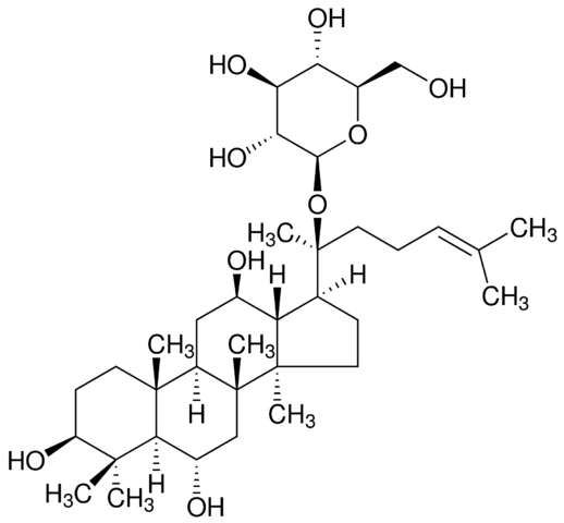 人参皂甙F1，三萜皂苷 - 阿拉丁