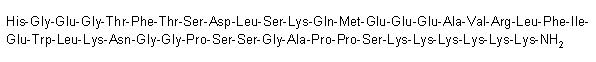 Lixisenatide，短效，有效和选择性肽GLP-1受体激动剂 - 阿拉丁