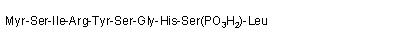 Myr-Ser-Ile-Arg-Tyr-Ser-Gly-His-Ser（PO3H2）-Leu，14-3-3ζ-GPIb-IX相互作用抑制剂 - 阿拉丁