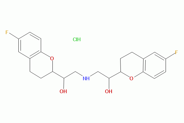 Nebivolol hydrochloride，选择性β1拮抗剂 - 阿拉丁