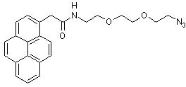 Pyrene azide 2，形成准分子的荧光染料叠氮化物，对点击化学的微环境具有很高的敏感性 - 阿拉丁