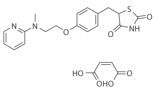 Rosiglitazone maleate，高效的选择性PPARγ激动剂马来酸盐 - 阿拉丁