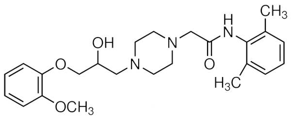Ranolazine，晚期Na +内向电流阻滞剂抗心绞痛作用 - 阿拉丁
