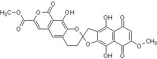 γ-鲁布霉素，选择性可逆HIV-1逆转录酶抑制剂端粒酶抑制剂 - 阿拉丁