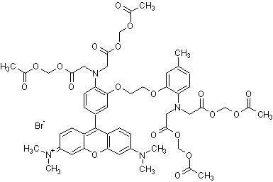 Rhod-2 AM，细胞渗透性荧光Ca 2+指示剂 - 阿拉丁