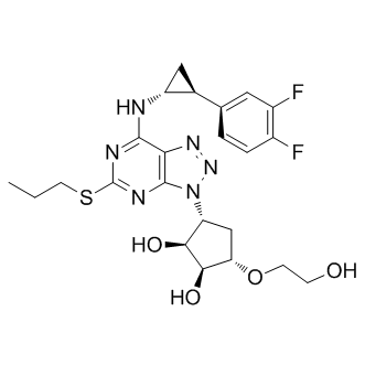 Ticagrelor，可逆P2Y 12受体拮抗剂 - 阿拉丁