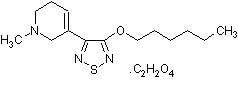 Xanomeline oxalate，功能上偏爱M 1毒蕈碱乙酰胆碱受体激动剂 - 阿拉丁